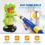 EagleStone Dinosaur Shooting Toy Target Game for Kids with Foam Balls LCD Score