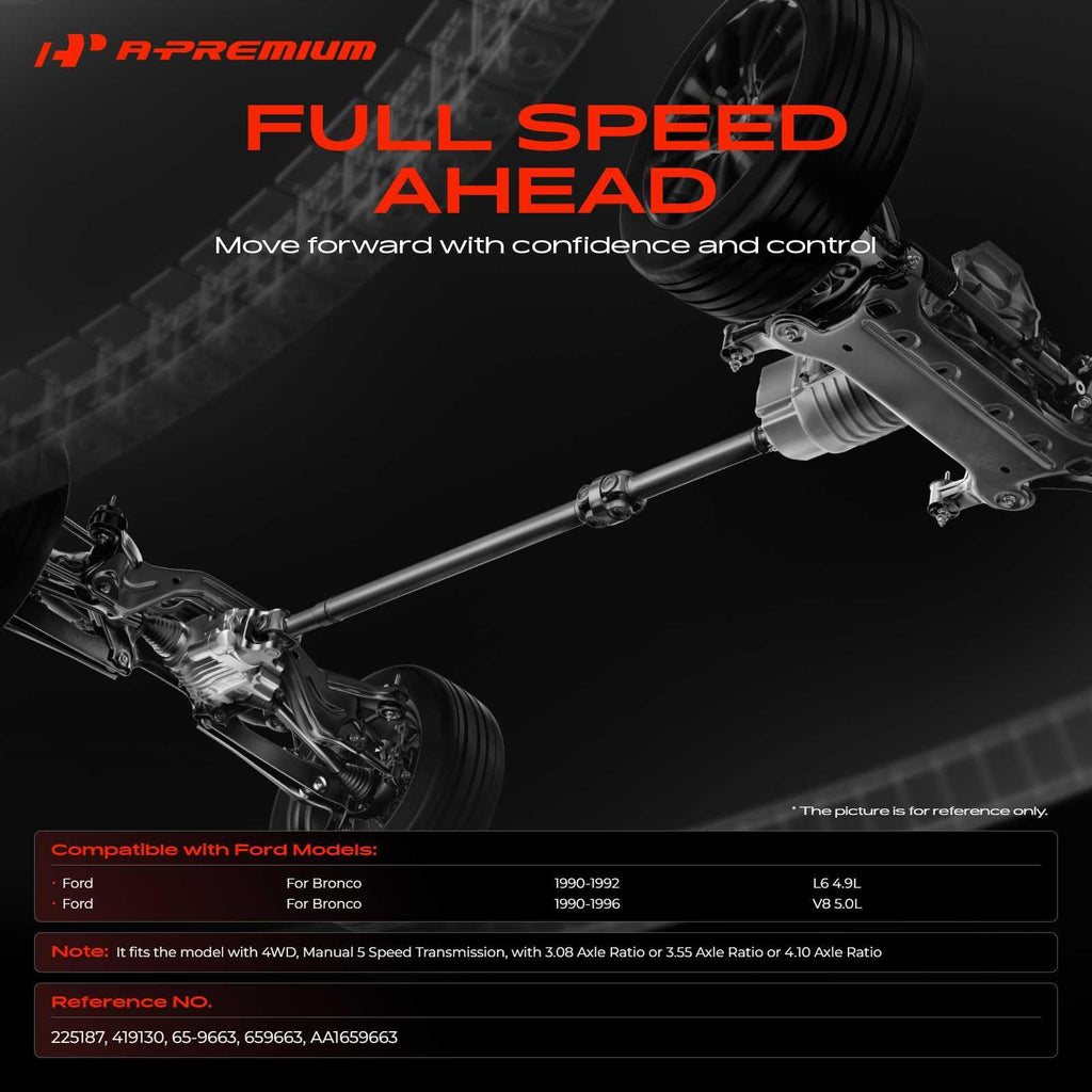 A-Premium Rear Drive Shaft Driveshaft Assembly Compatible with Ford