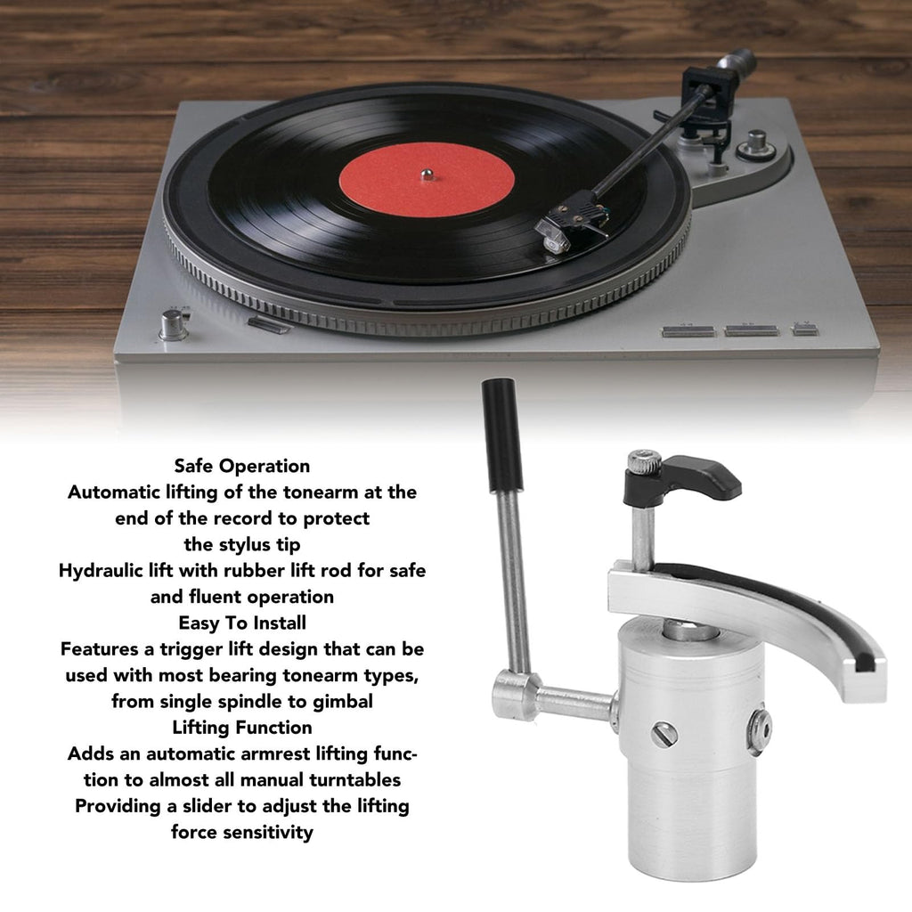 Sunicon Automatic Tonearm Arm Lifter, Professional High End Tonearm Safety