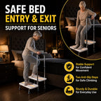 Aliseniors Step Stool with Handle and Non-Skid Platform, Heavy Duty 2 Steps