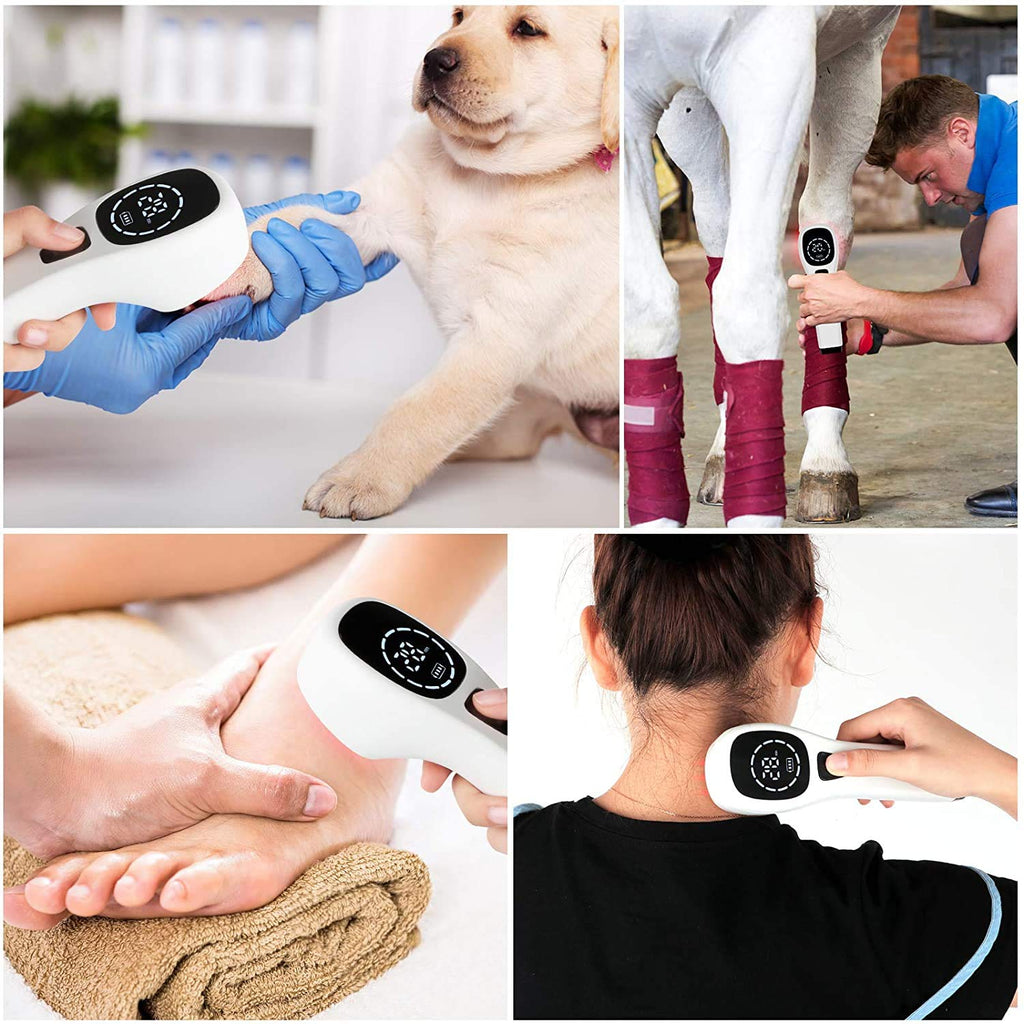 YJT Cold Laser Therapy Device, Red Light Therapy Device for Pain Relief, Ideal