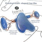 BAIMEI IcyMe Jade Face Roller & Gua Sha, Facial Beauty Skin Care Tools, Self
