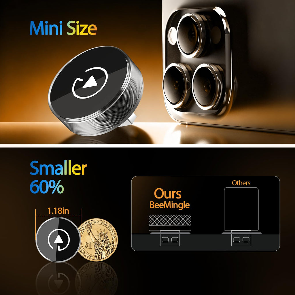 2-in-1 Wireless CarPlay Adapter for Apple iPhone & Android, Plug & Play, Auto