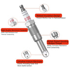 8X Spark Plugs SP515 SP546 Compatible with Ford F-150 5.4L, Expedition 1997-2014,F-250 F-350 Super Duty 4.6L 5.4 6.8L V8