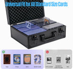 SUREMAX 600+ Trading Card Storage Box, Portable Card Case for 3" x 4" Graded