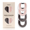 Heatless Hair Curler Set – 4PCS Velvet Overnight Blowout Rods for Heatless