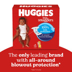 Huggies Size 1 Diapers, Little Snugglers Diapers, Size 1 (8-14 lbs), 198 Count