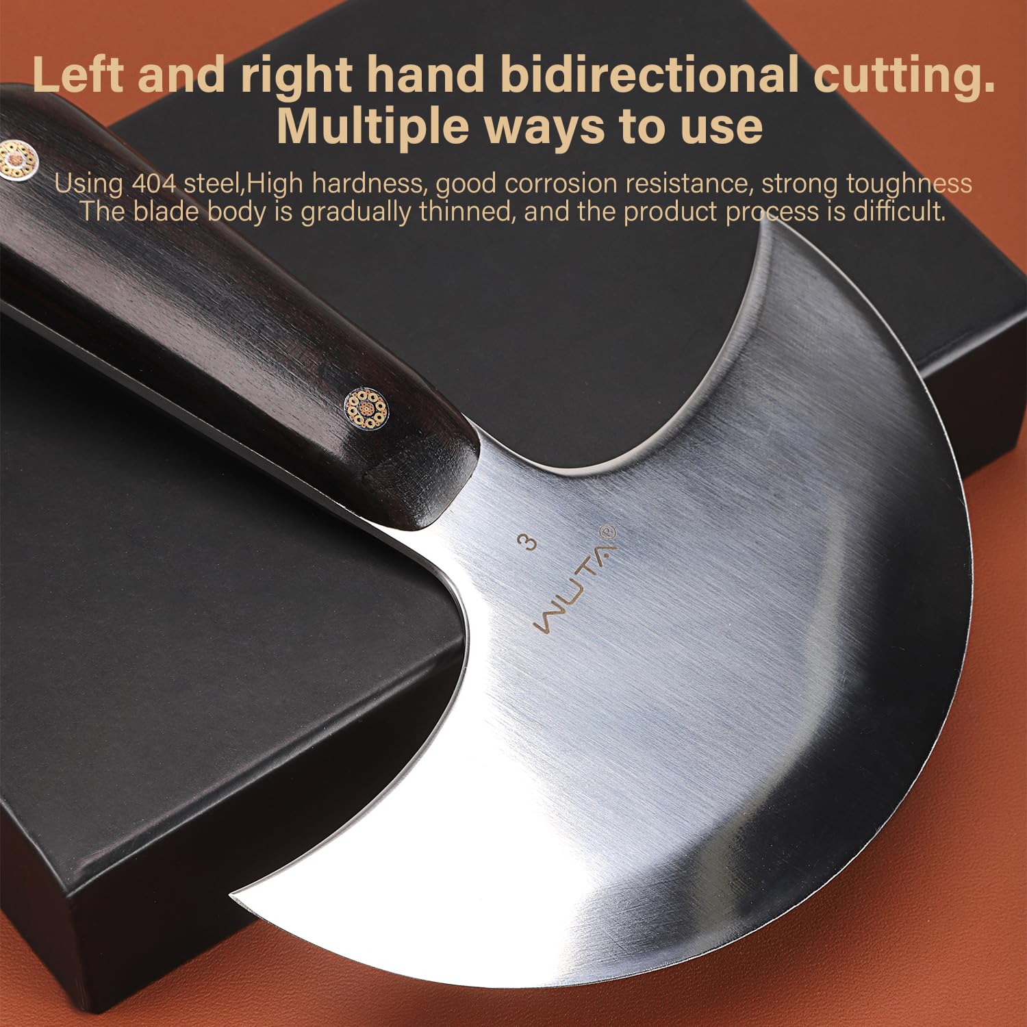 WUTA Leather Cutting Knife Ultra Sharp Round Head Craft Skiving Cutting Tools