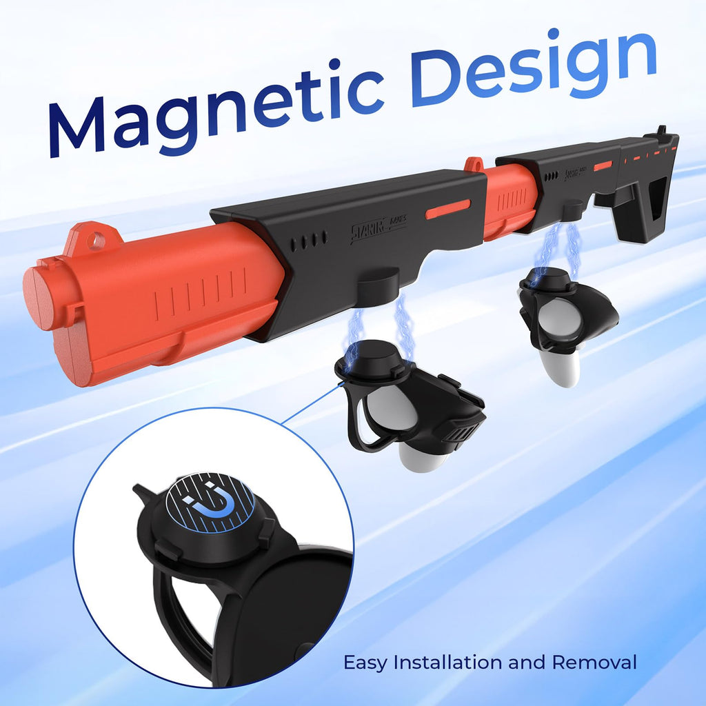 LICHIFIT Magnetic VR Machine Gun/Pistol Model Controller Holder for Meta Quest