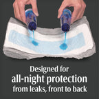 48 Count Depend Night Defense Adult Diapers, Incontinence Underwear for Men,