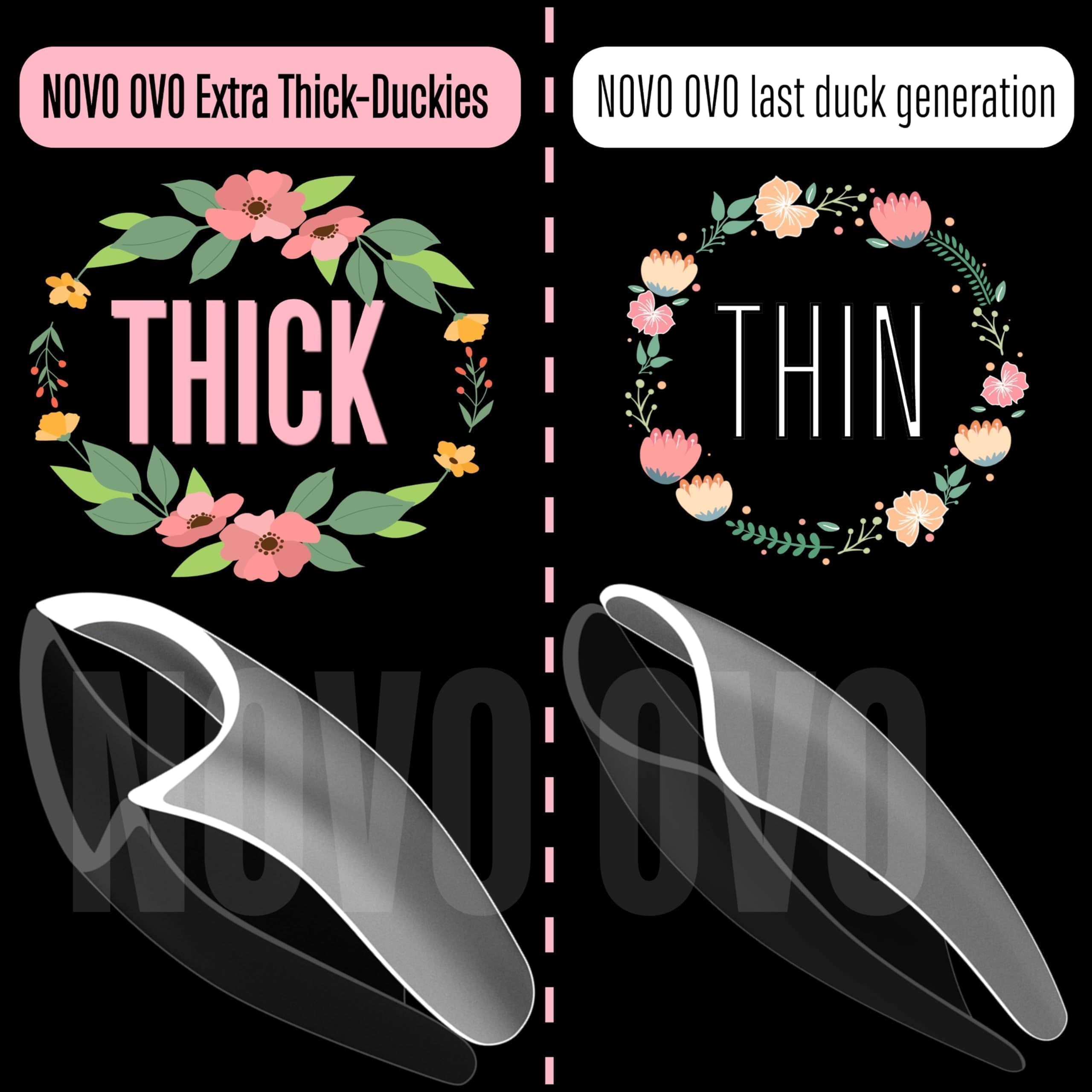 NOVO OVO Halloween Extra Thick Duck Feet Nail Tips Full Cover for Press on
