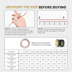 UniJethro Smart Ring for Women Men, Health Fitness Tracker Rings, IP68