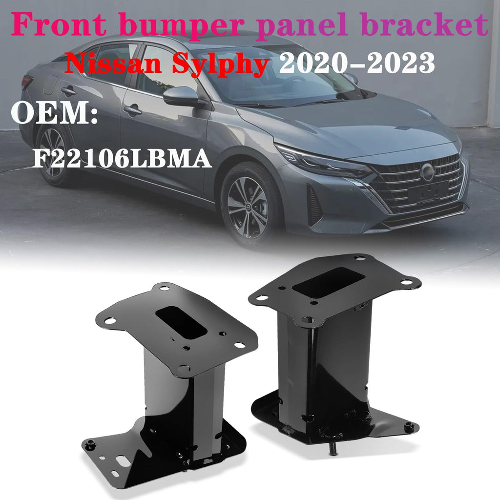 CZJF Front Steel Bumper Face Bar Support Bracket Driver Passenger Side For