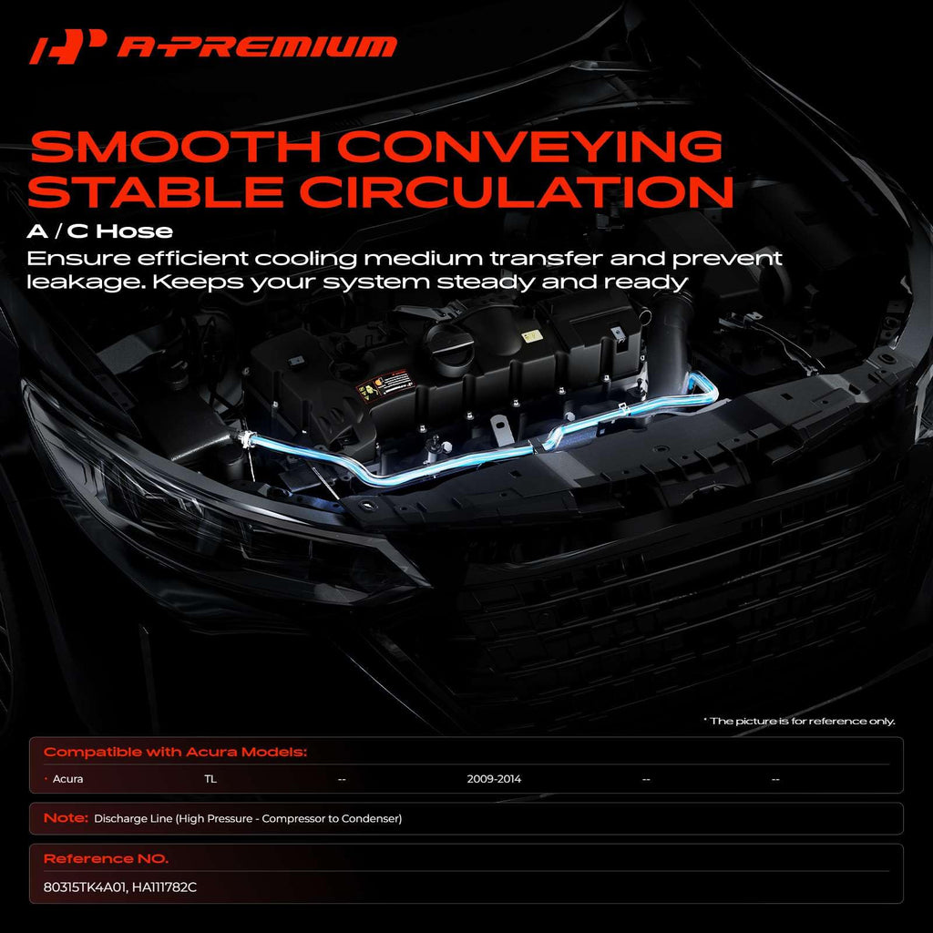 A-Premium A/C Suction & Discharge Line Hose Assembly Compatible with Acura