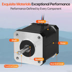 YEJMKJ Nema 17 Stepper Motor 42x47mm 0.6Nm (84.97oz·in) 2.3A 1.6Ω Bipolar