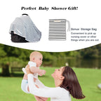 Baby Nursing Poncho Cover Breastfeeding Car Seat Canopy Stroller Cart Cover