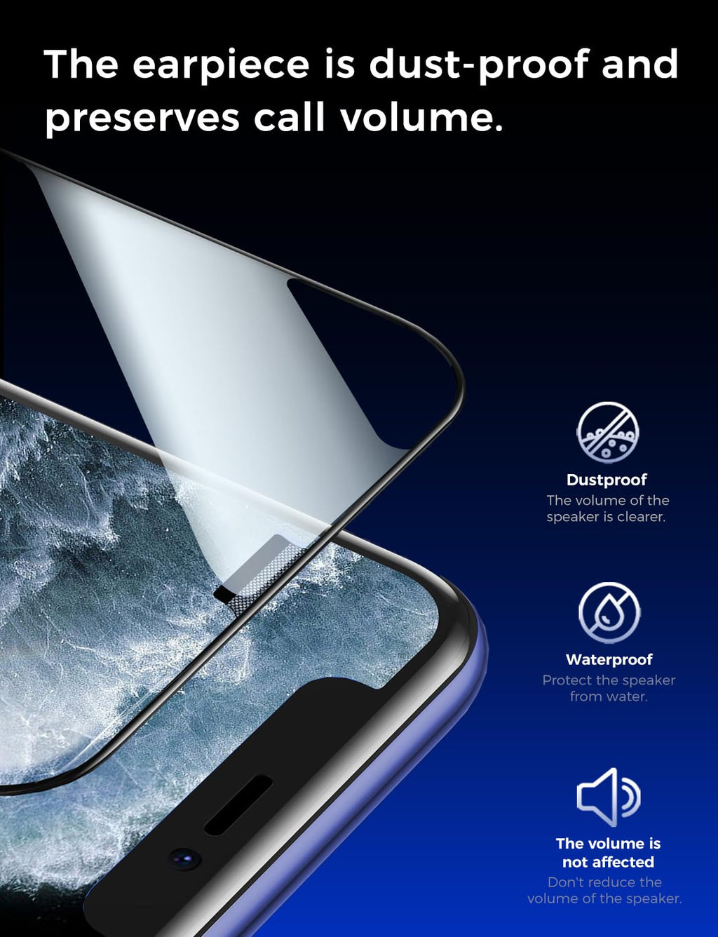MAGIC JOHN 2 Pack Tempered Glass Screen Protector for iPhone 11 Pro/X/XS, Auto