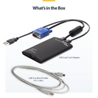 StarTech.com Portable Laptop Crash Cart Adapter for Server Management, USB/VGA