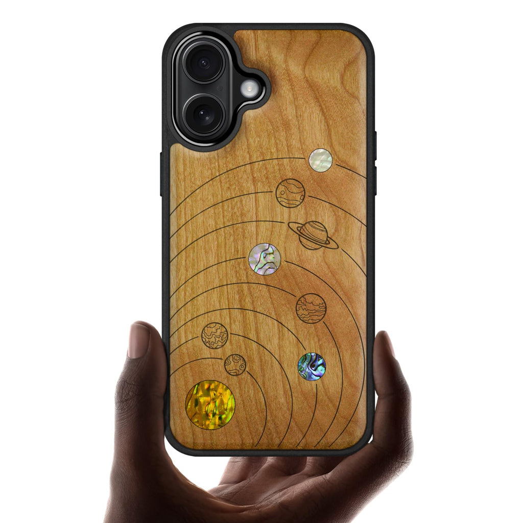 Carveit Magnetic Wooden Case for iPhone 17 Case, Wood Artisan Engraved &