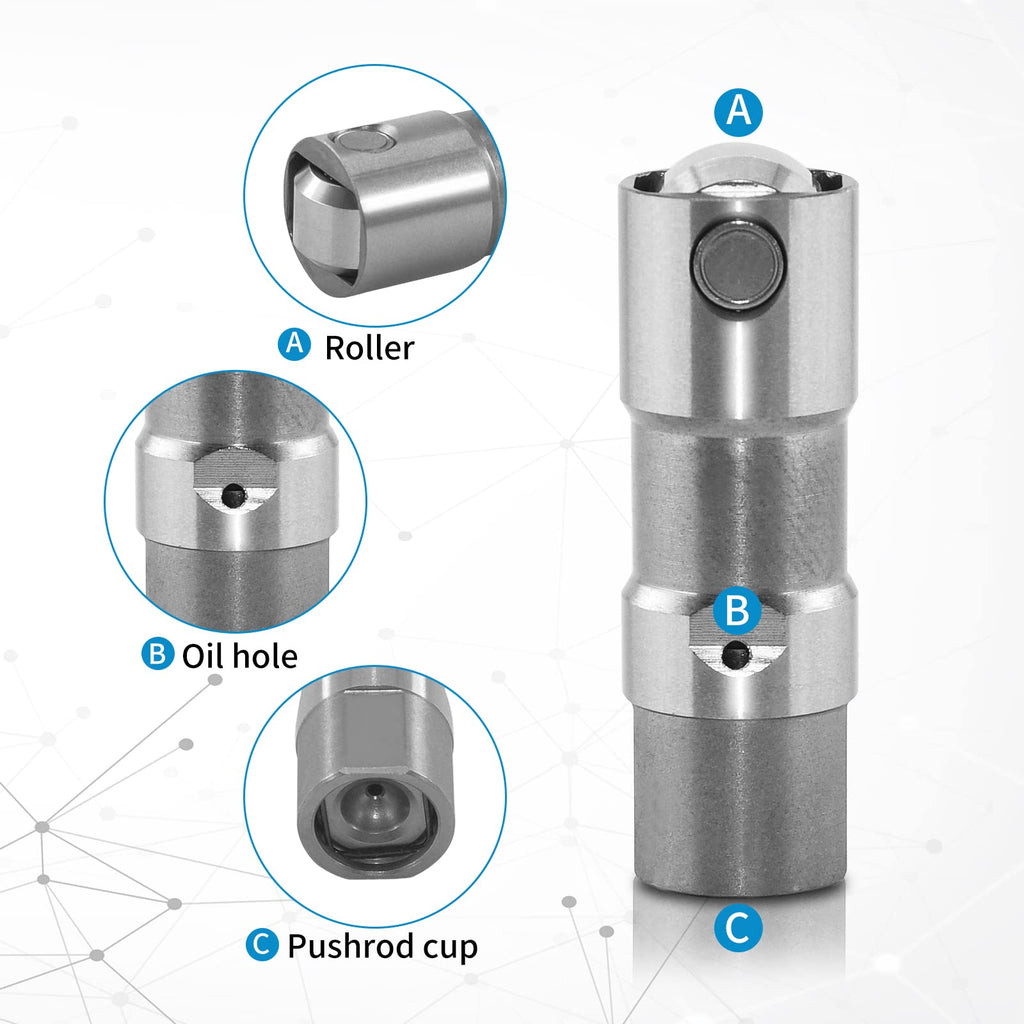 EPChunMi 1PC Valve Lifter Kit Replaces JB-2079 For LS7 LS9 LS1 LS2 LS3 LS6 LSX 4.8 5.3 5.7 6.0 6.2L Engines