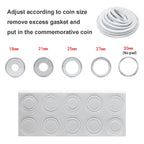 Wooden Coin Storage Box Holder w/ Foam Gaskets Display Case for 100 Coins