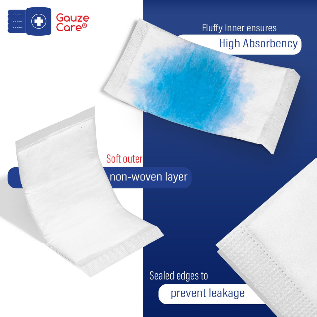 20-Pack GauzeCare Sterile Abdominal Pads 5x9 inch | Extra Absorbent & Thick,