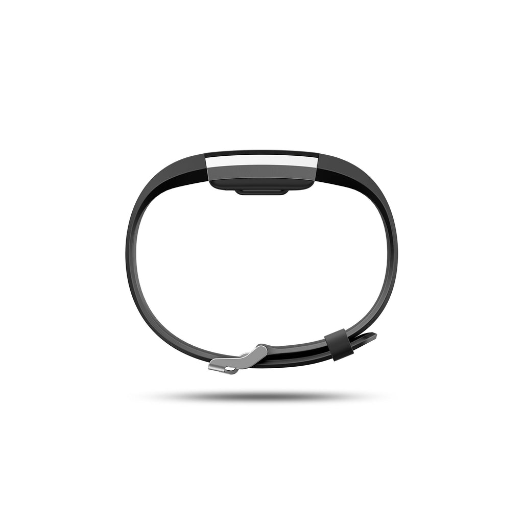 Fitbit Charge 2 Heart Rate + Fitness Wristband, Black, Large (US Version), 1