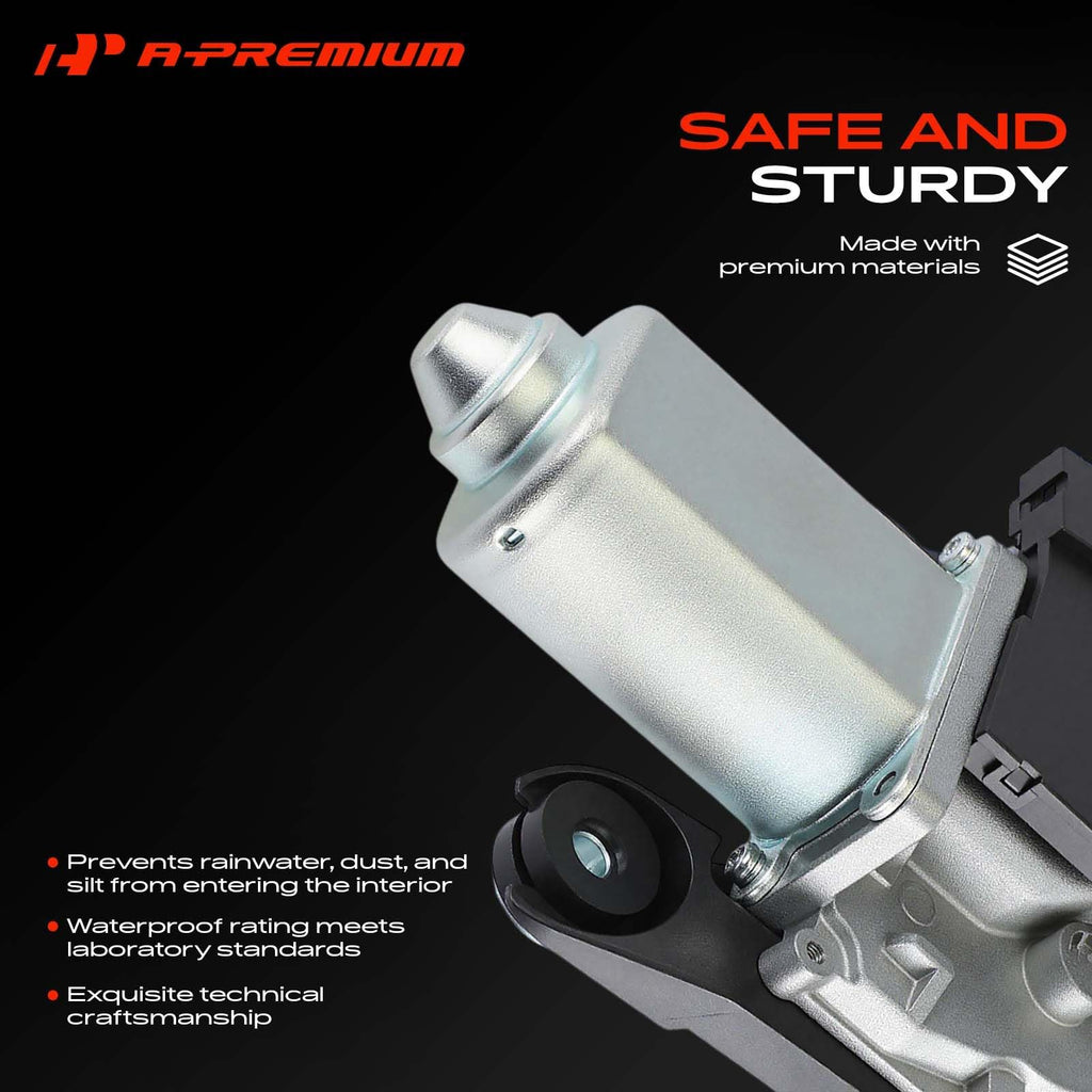 A-Premium Rear Windshield Wiper Motor Compatible for Nissan Versa