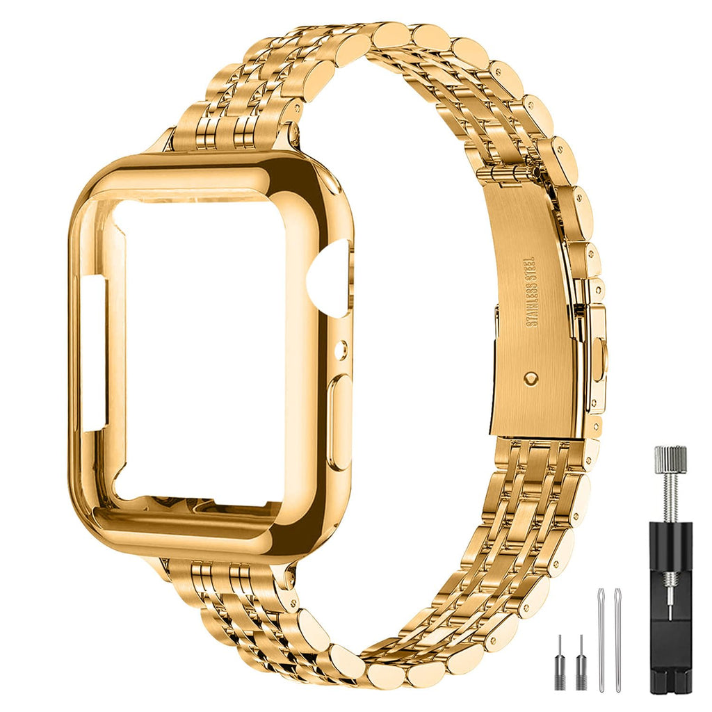 QUNDAXI Slim Watch Band Compatible with Apple Watch 41mm 45mm 42mm 44mm 40mm