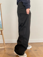 Mens Y2K Wide Leg Sweatpants Baggy Hip Hop Drawstring Vintage Trousers