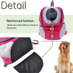 PAPIEEED Pet Carrier Backpack for Small Dog cat up to 2~26 lbs, Hands-Free Pet Travel Bag, Breathable Head-Out Design and Waterproof Bottom for Hiking & Travel