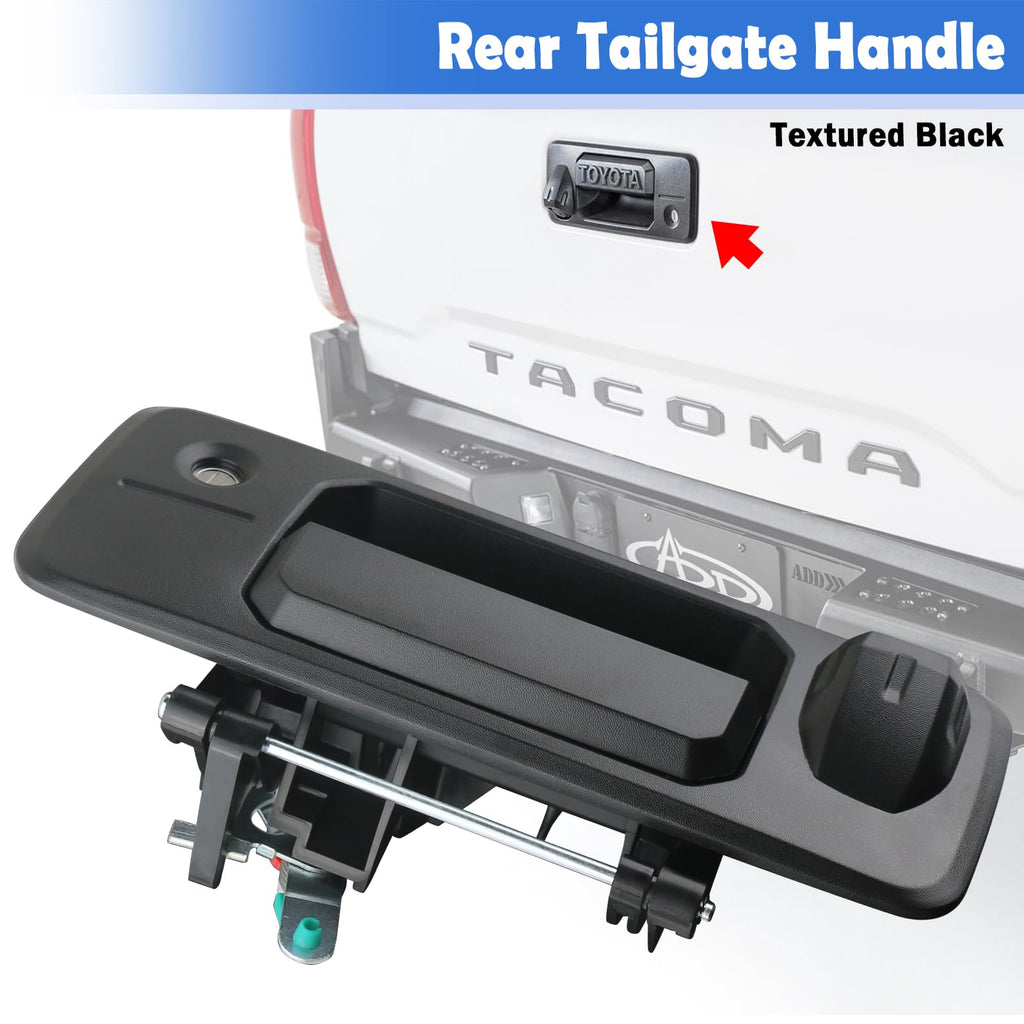 Osompar Tailgate Liftgate Latch Handle w/Key Lock Cylinder Compatible with