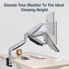 AVLT Single Monitor Arm Desk Mount 17–45  inch Mechanical Spring Full Motion