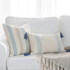 Hofdeco Beach Coastal Decorative Pillow Cover ONLY for Couch, Sofa, or Bed,