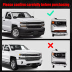 Huray Right Headlight for Chevy Silverado 1500 2016-2018 [Only for HID Model]