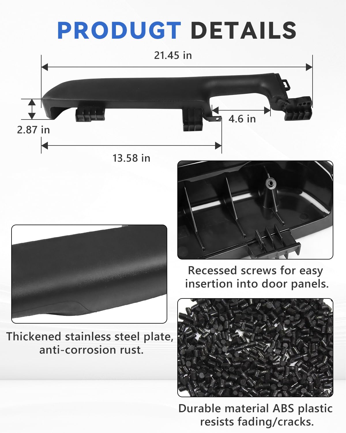 VANKUB Front Driver Side Door Armrest Handle for 1999-2006 Chevy Suburban