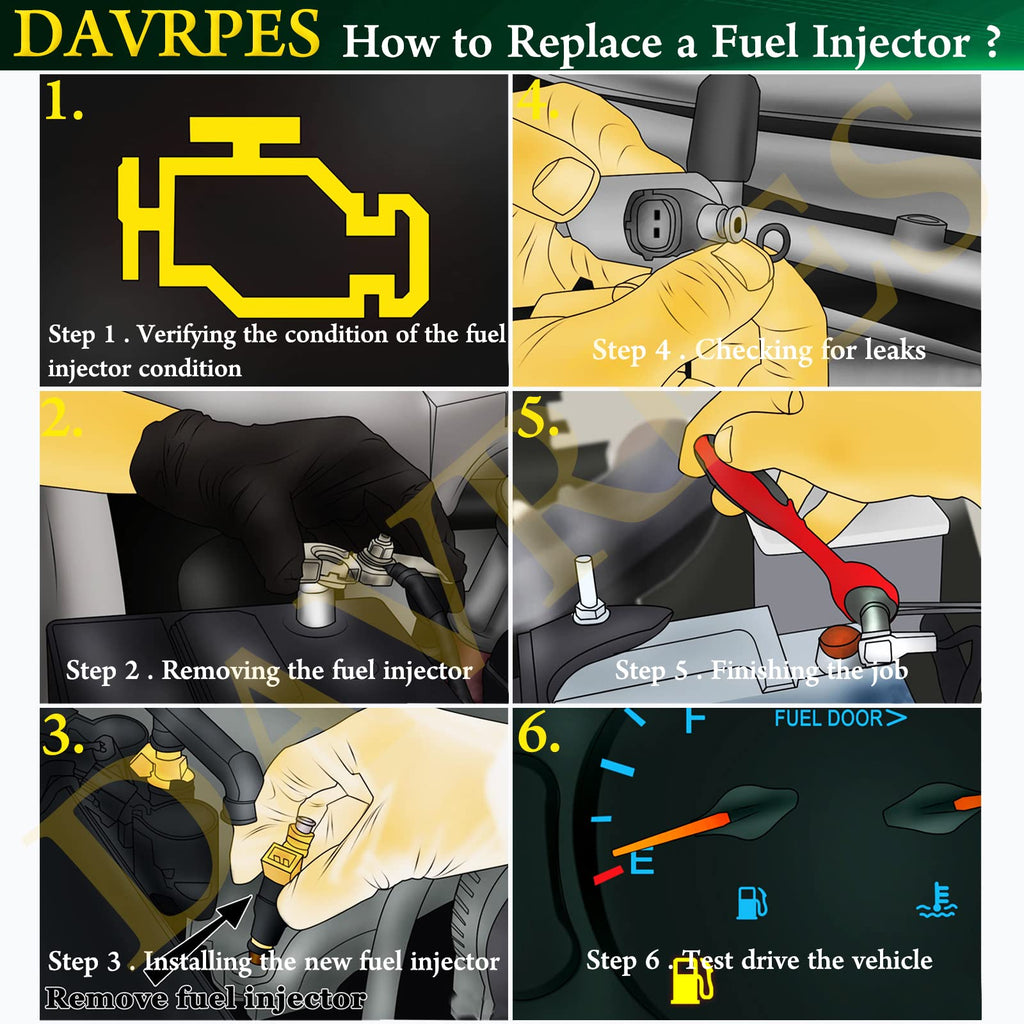 DAVRPES 4Pcs 0280155710 0280155700 Fuel Injectors 4 Holes Disc Engine Fuel Spray