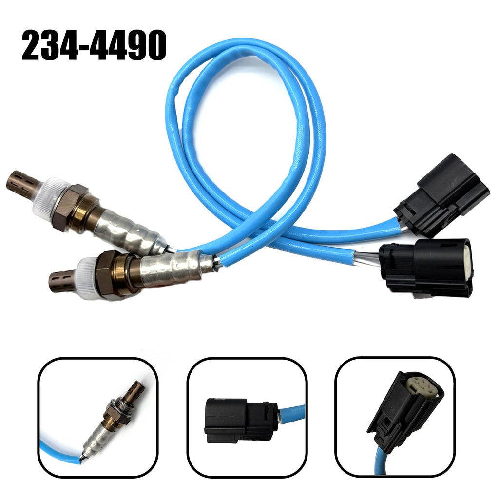 Broaug 4PCS Oxygen Sensor Set (2 Upstream 234-5038 + 2 Downstream 234-4490) for