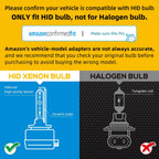 2 Pack Sinoparcel D1S Xenon HID Headlights Bulb - 8000K 35W High Low Beam 66144