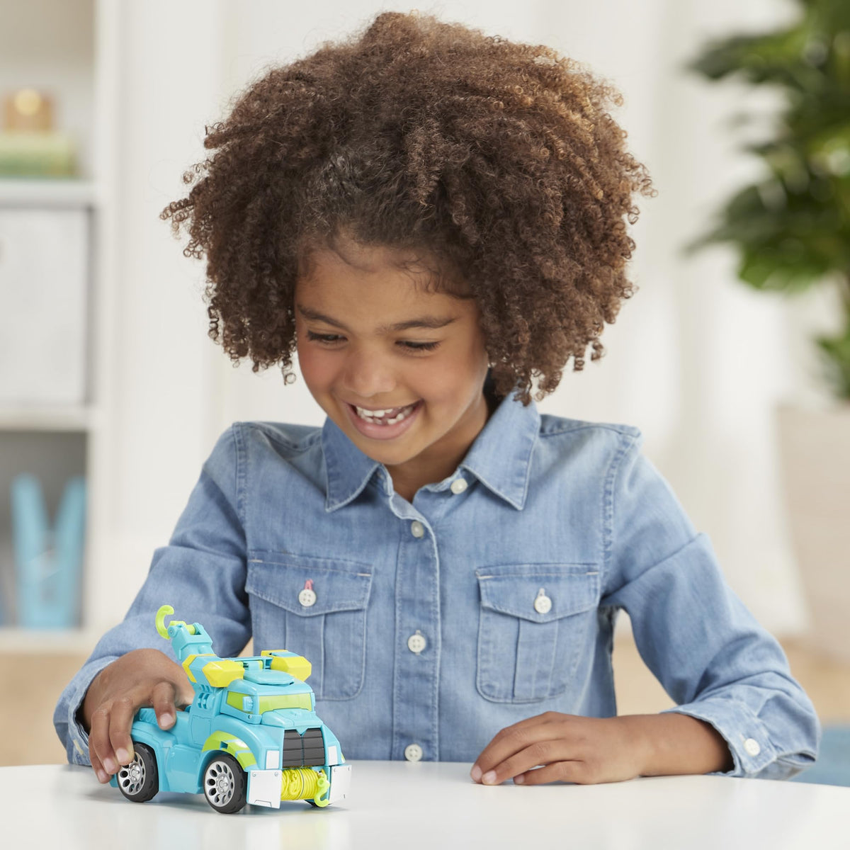 Transformers Playskool Heroes Rescue Bots Academy Hoist Converting Toy Robot, 6"