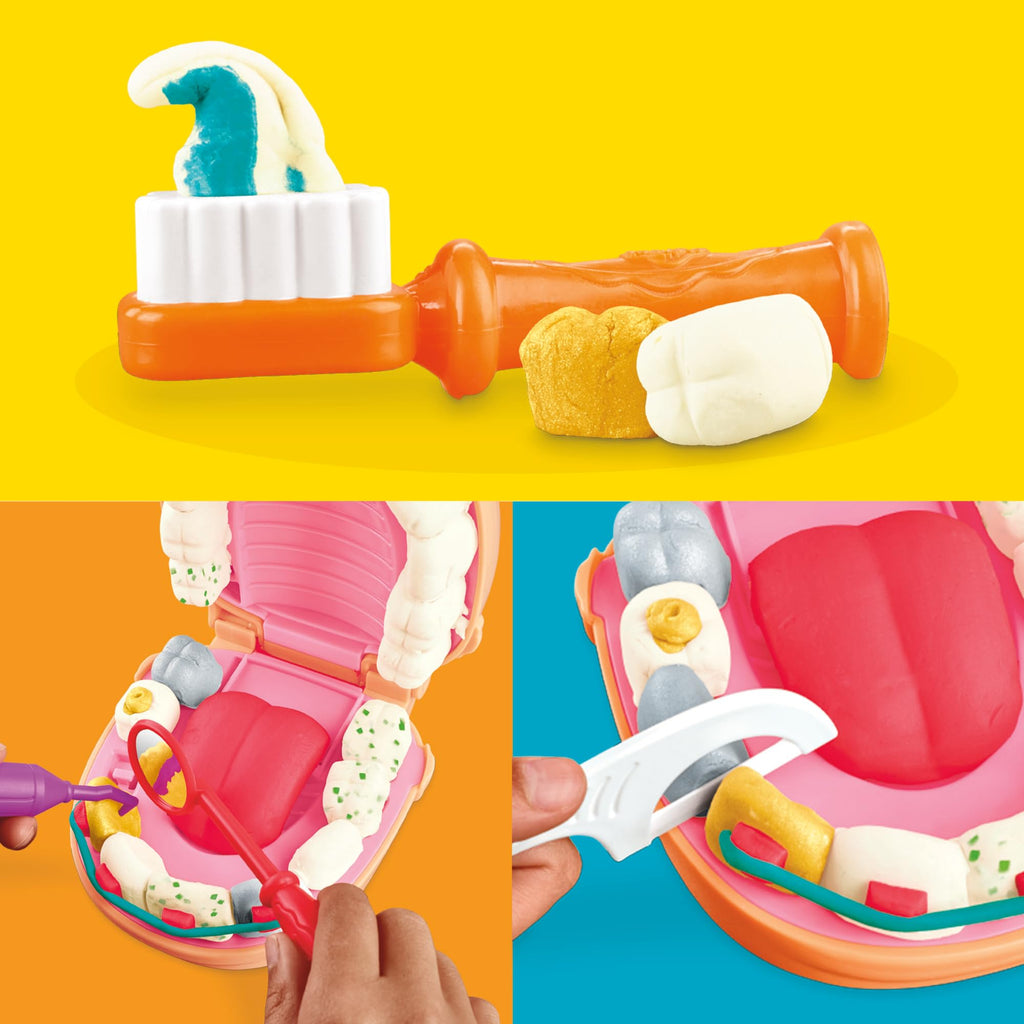 Play-Doh Drill 'n Fill Dentist Toy for Kids 3 Years and Up with Cavity and