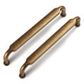 Goo-Ki 12 Pack 5 Inch （128mm） Hole Center Cabinet Pulls Antique Brass Zinc Alloy