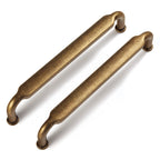 Goo-Ki 12 Pack 5 Inch （128mm） Hole Center Cabinet Pulls Antique Brass Zinc Alloy