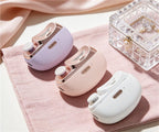 Automatic Safety Electric Nail Clipper LED Light Portable Polishing Trimmer for