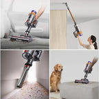 Cordless Vacuum Cleaner 550W 35KPa Stick Vacuum 50Min Runtime Pet Hair Carpet