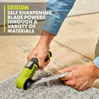 RYOBI USB Lithium Compact Scrubber Kit with 2.0 Ah Battery, USB Charging Cord,