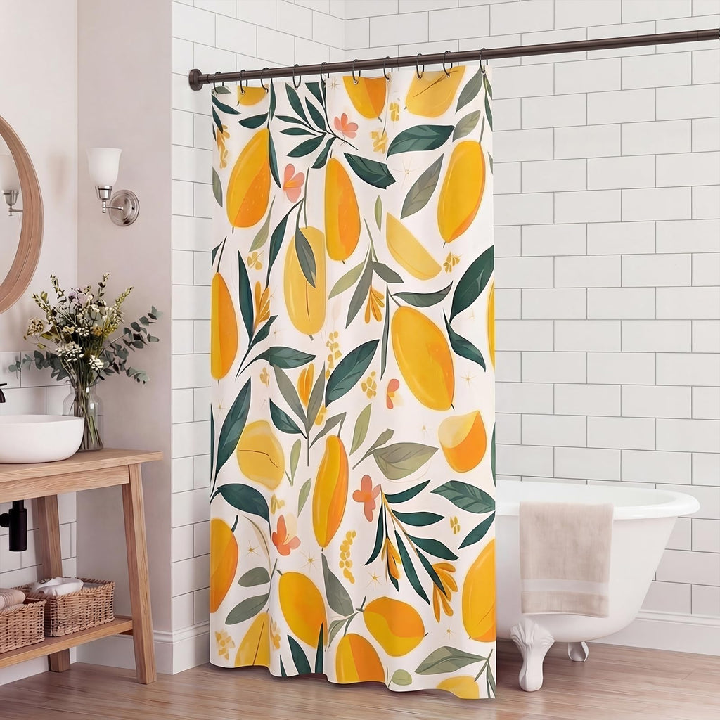 Bonpally Shower Curtain Rod, Adjustable 32-47 Inches Spring Tension Rod,