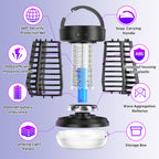 Upgraded Electric Fly Zapper,3 in 1 Bug Zapper Outdoor & Indoor, Electric