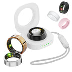 UniJethro Smart Ring for Women Men, Health Fitness Tracker Rings, IP68