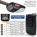 GM3T-R 3-Button Garage Door Openers Remote, Replacement for Genie Remote, Works